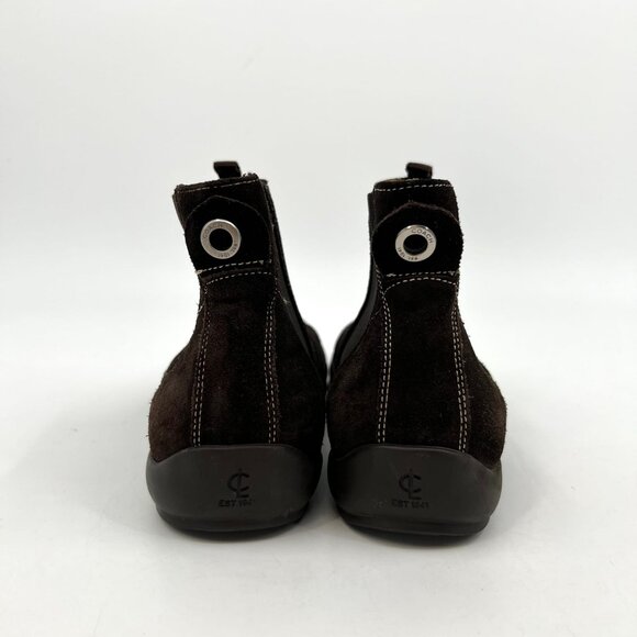 Coach Brown Italian-Made Suede Ankle Boots | Versatile for All Seasons - Picture 6 of 12